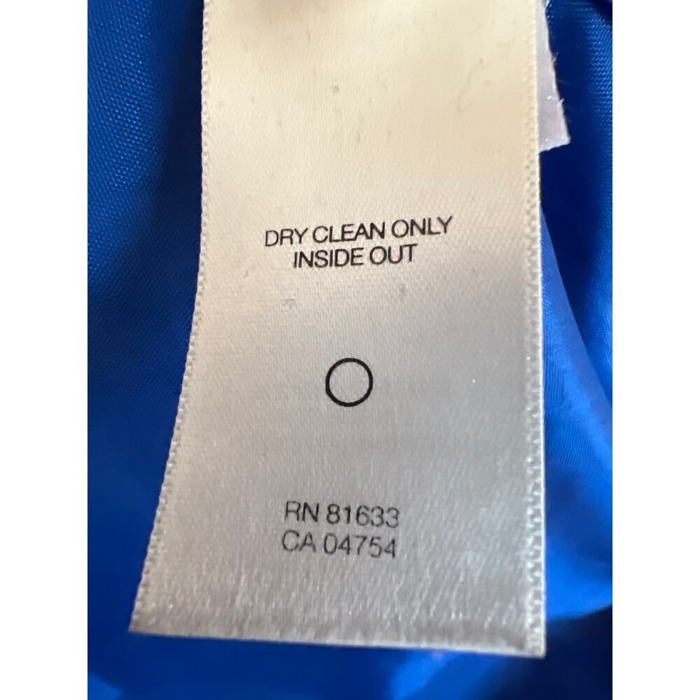 Kenneth Cole Reaction Womens Belted Rain Trench Coat Blue Size Small - Picture 11 of 15